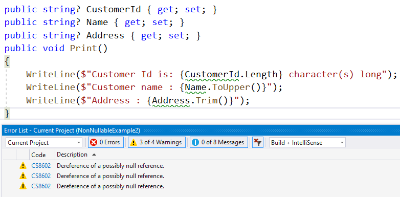 nullable annotations context warning -3